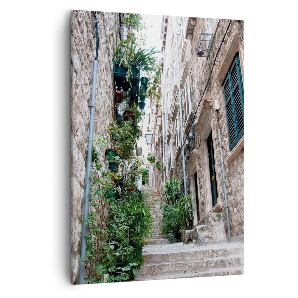Cuadro decorativo entre viviendas
