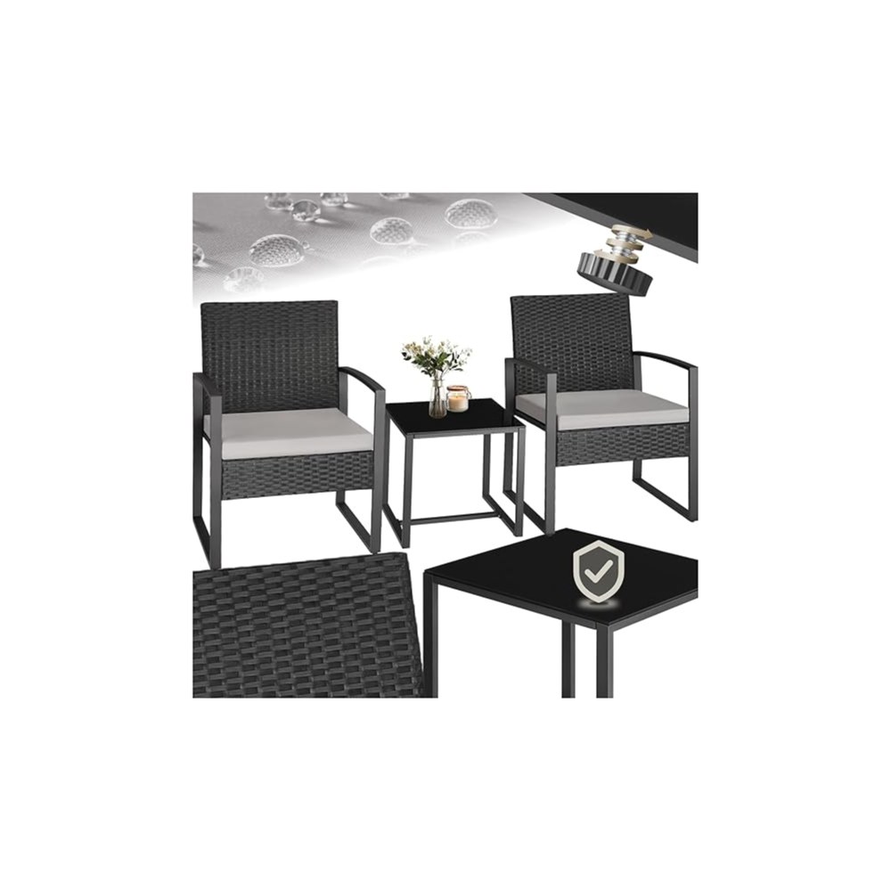 Set de sillas pequeñas para 2 personas