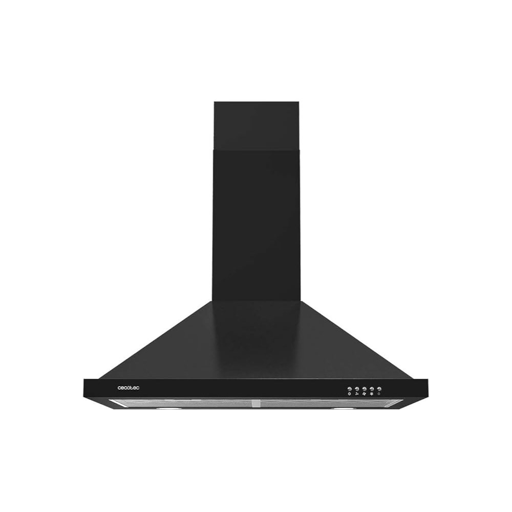 Campana extractora negra 60 cm
