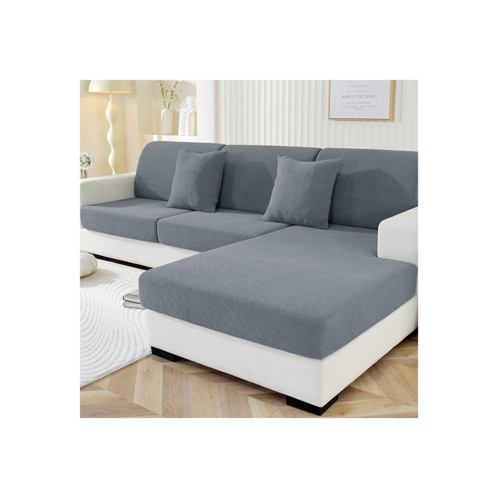 Funda sofá 2 asientos + chaise longue