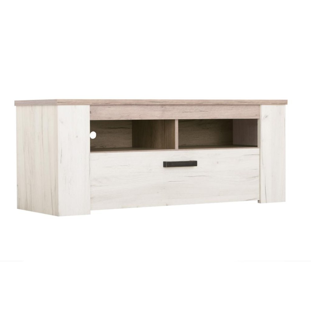 Mueble de TV kent blanco vintage 2